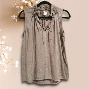 H&M lavender sleeveless blouse sz2